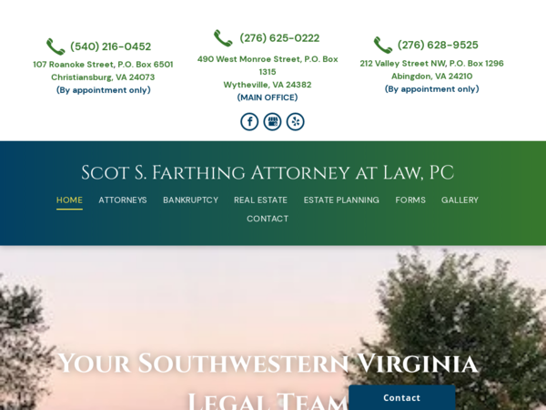 Scot S. Farthing, Attorney at Law