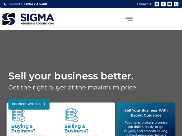 Sigma Mergers & Acquisitions