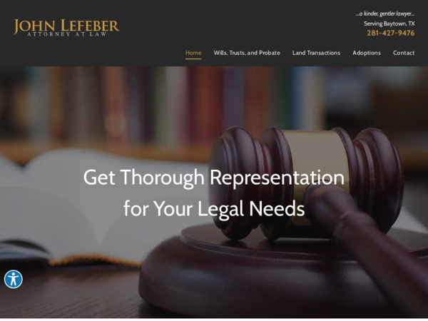 John Lefeber, Attorney At Law