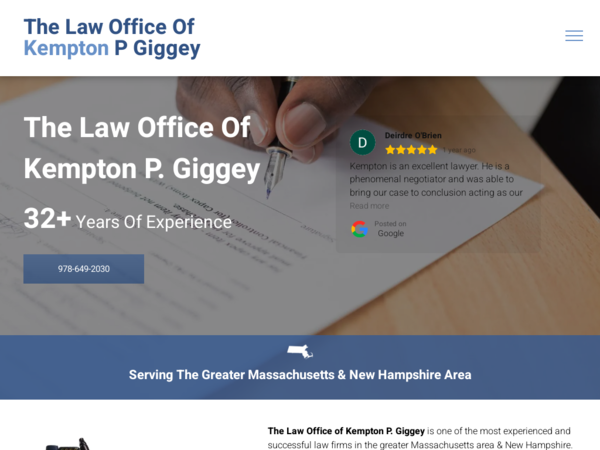 The Law Office Of Kempton P Giggey