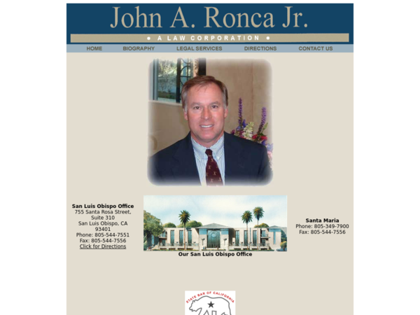 John A. Ronca, Jr. A Law Corporation