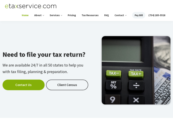 E Tax Services