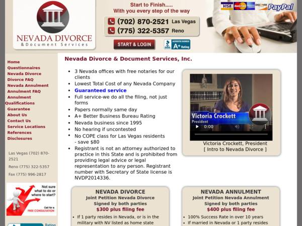 Nevada Divorce & Document Services