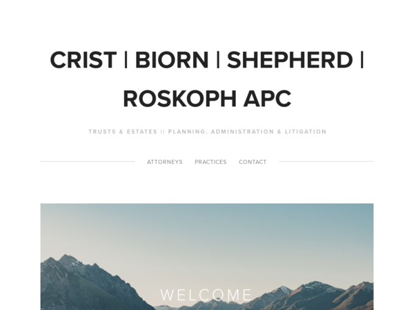 Crist Biorn Shepherd Roskoph