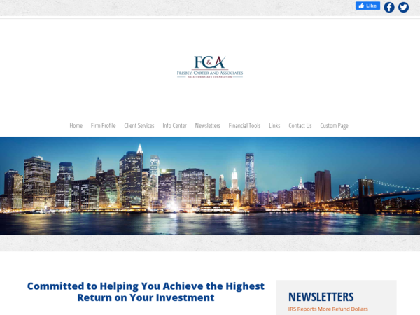 Frisbey, Carter and Associates An Accountancy Corporation