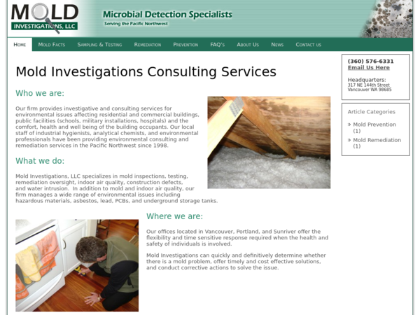 Mold Investigations