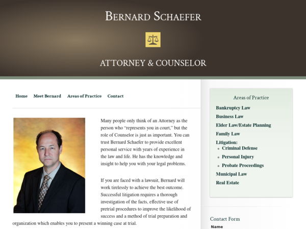 Bernard Schaeferattorney and Counselor