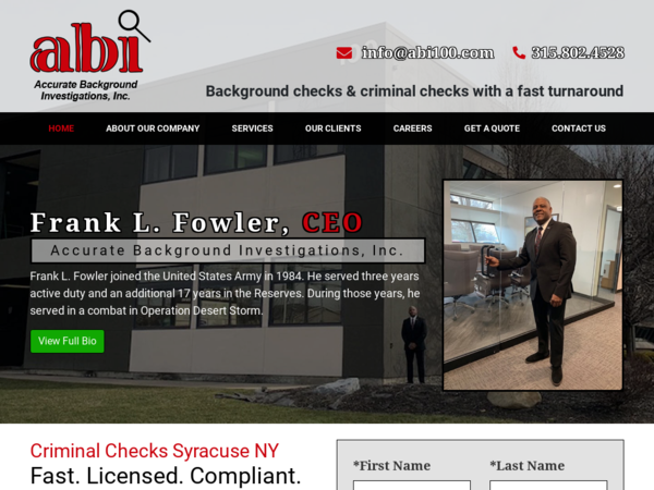 Accurate Background Investigations