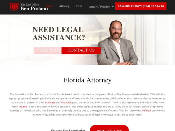 Protanolaw.com Law Office of Ben Protano