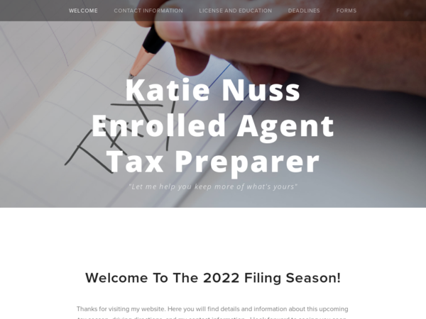Katie Nuss Tax Preparer
