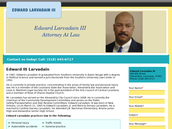 Ed Larvadain Jr & Associates: Larvadain Malcolm X