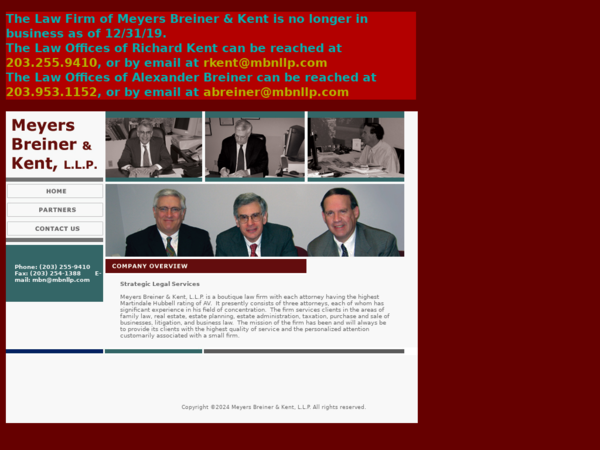 Meyers Breiner and Kent