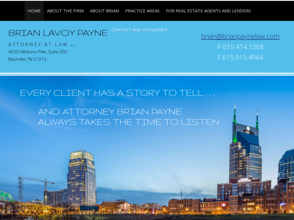 Brian Lavoy Payne, Attorney at Law