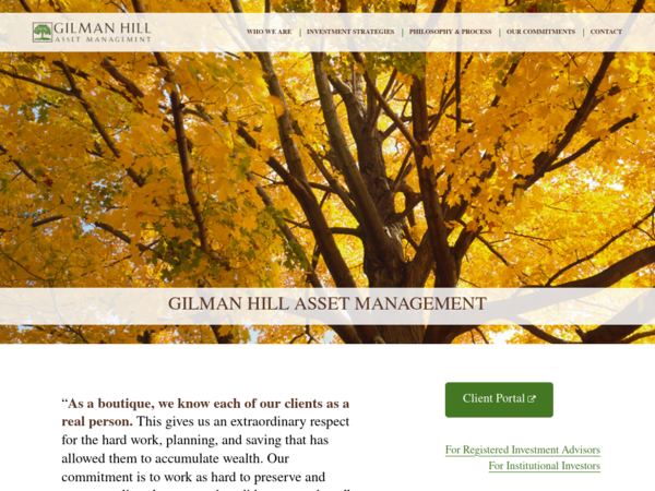 Gilman Hill Asset Management