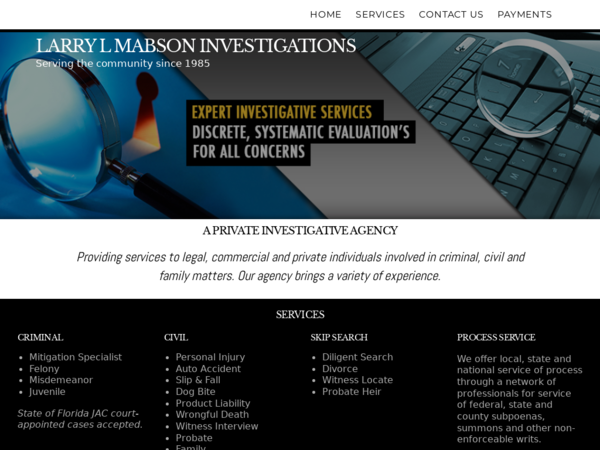 Larry L Mabson Investigations