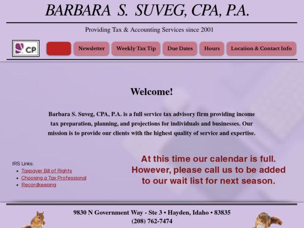 Barbara S Suveg, Cpa, PA