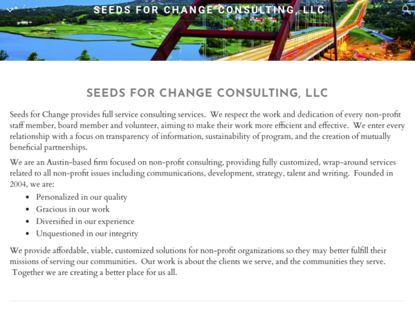 Seeds For Change Consulting