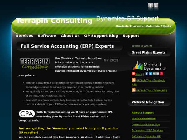 Terrapin Consulting - Dynamics GP Charleston