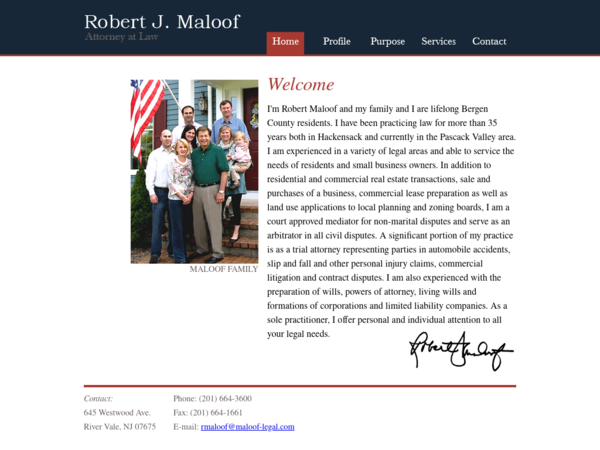 Robert J Maloof