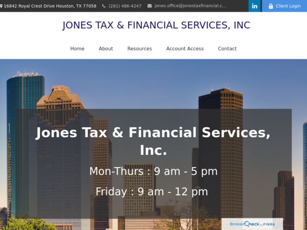 Jones Tax & Financial Services