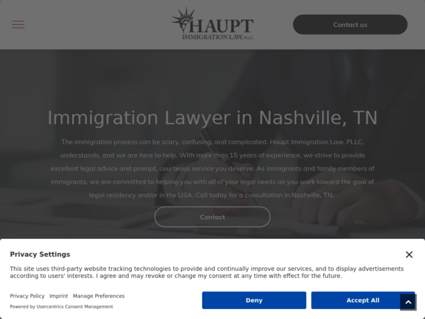 Haupt Immigration Law