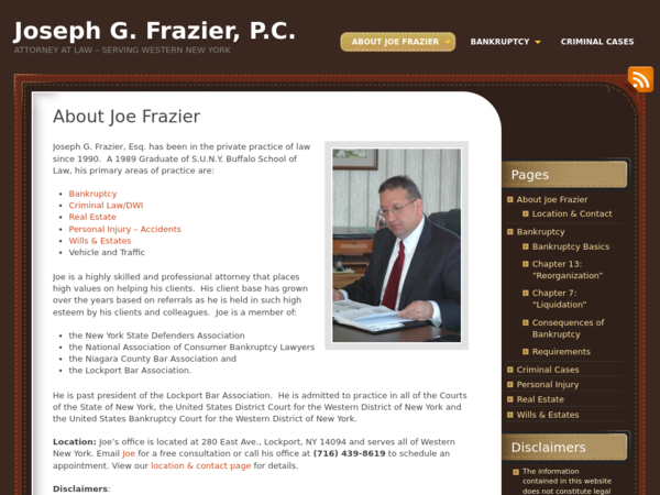 Frazier Joseph G