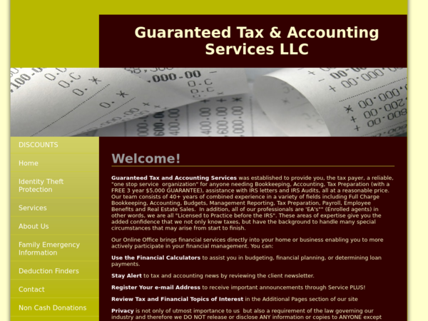 Guaranteed Tax & Accounting Services