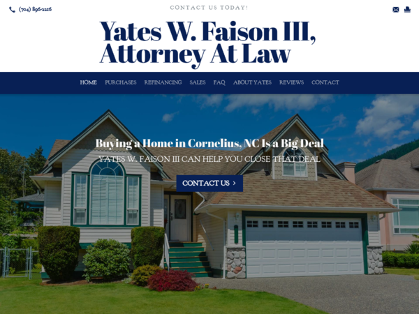 Yates W. Faison Iii, Attorney AT LAW