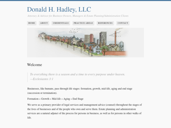 Hadley Donald H