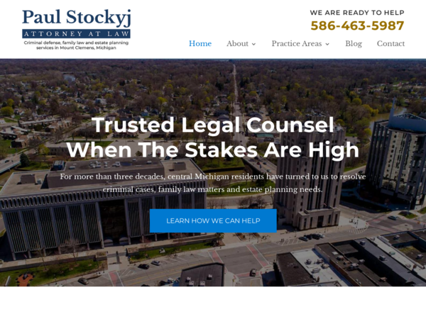 Paul Stockyj, Attorney at Law