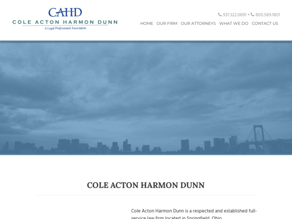 Cole Acton Harmon Dunn