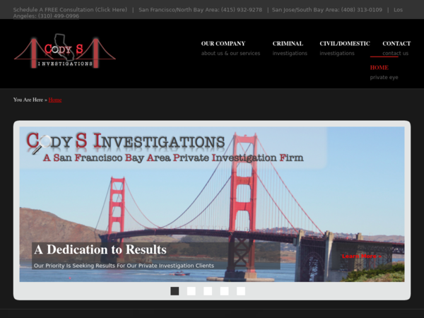 Cody S Investigations - Los Angeles Private Investigator