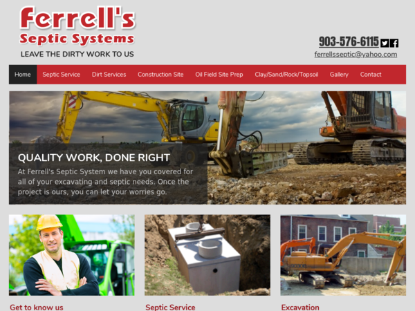 Ferrell's Septic System