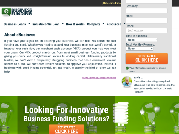 E Business Funding