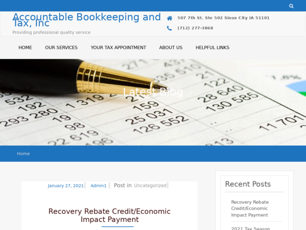 Accountable Bookkeeping and Tax