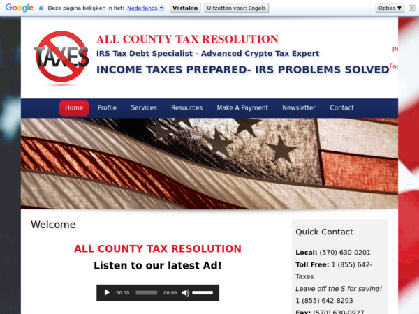 All County Tax Resolution
