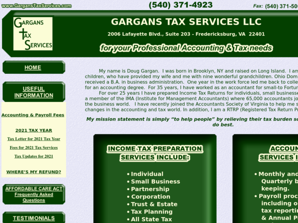 Gargan's Tax Services