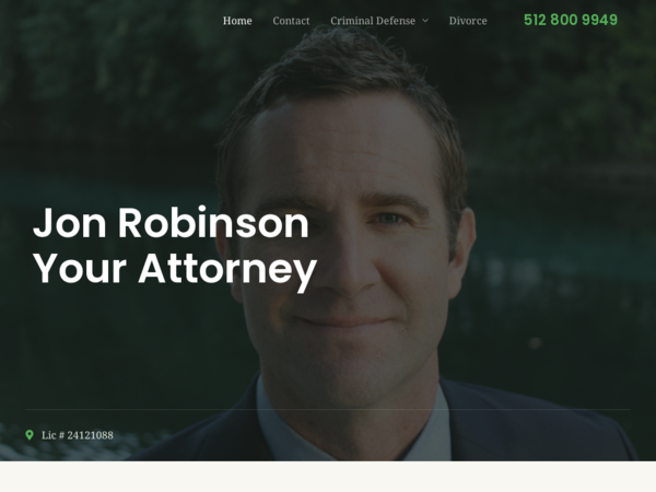 Jon Robinson Attorney at Law