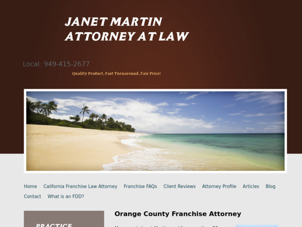 Janet Martin, Attorney at Law