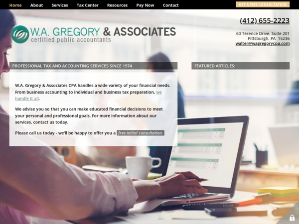 W A Gregory & Associates: Certified Public Accountants