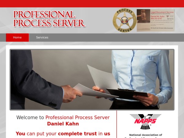 Process Server Daniel Kahn