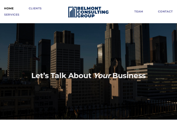 Belmont Consulting Group
