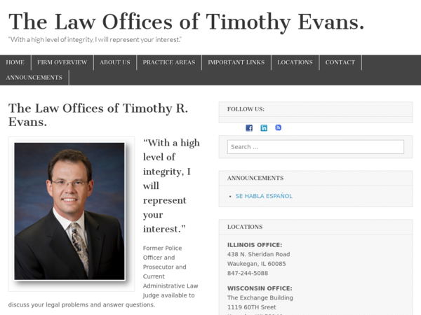 Timothy R Evans Law Office