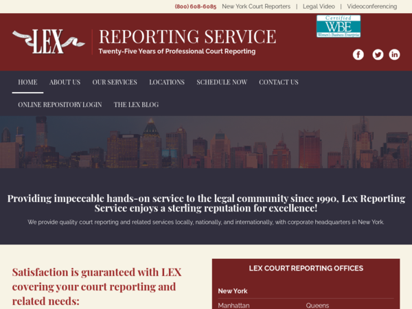 Lex Reporting Service