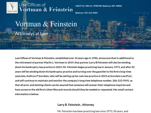 Larry B. Feinstein, Attorney at Law