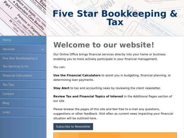 Five Star Bookkeeping and Taxes