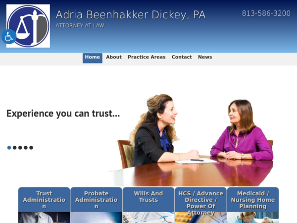 Adria Beenhakker Dickey, Attorney