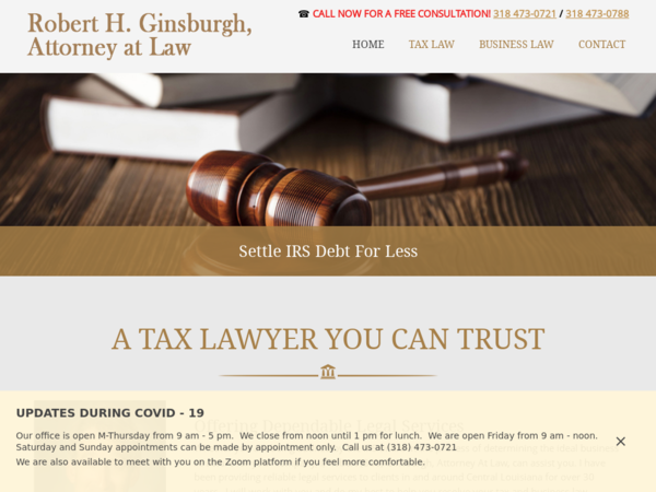 R G Tax Law: Ginsburgh Robert H