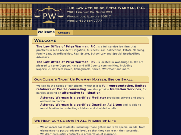 The Law Office Of Priya Warman