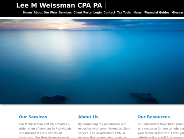Lee M Weissman, Cpa, PA